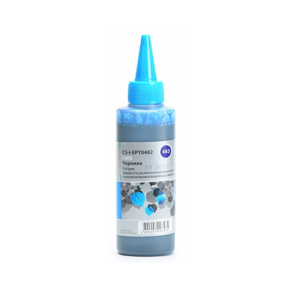 Чернила Cactus CS-I-EPT0482 голубой 100мл для Epson StPh R200/R220/R300/R320/R340