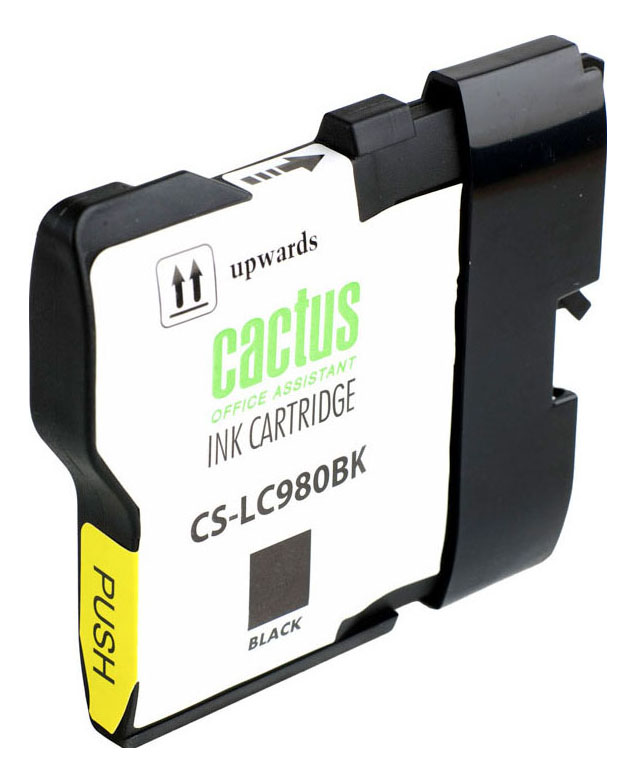 Картридж струйный Cactus CS-LC980BK черный (16мл) для Brother DCP-145C/165C/MFC-250C/290C