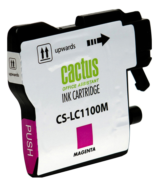 Картридж струйный Cactus CS-LC1100M пурпурный (16мл) для Brother DCP-385c/6690cw/MFC-990/5890/5895/6