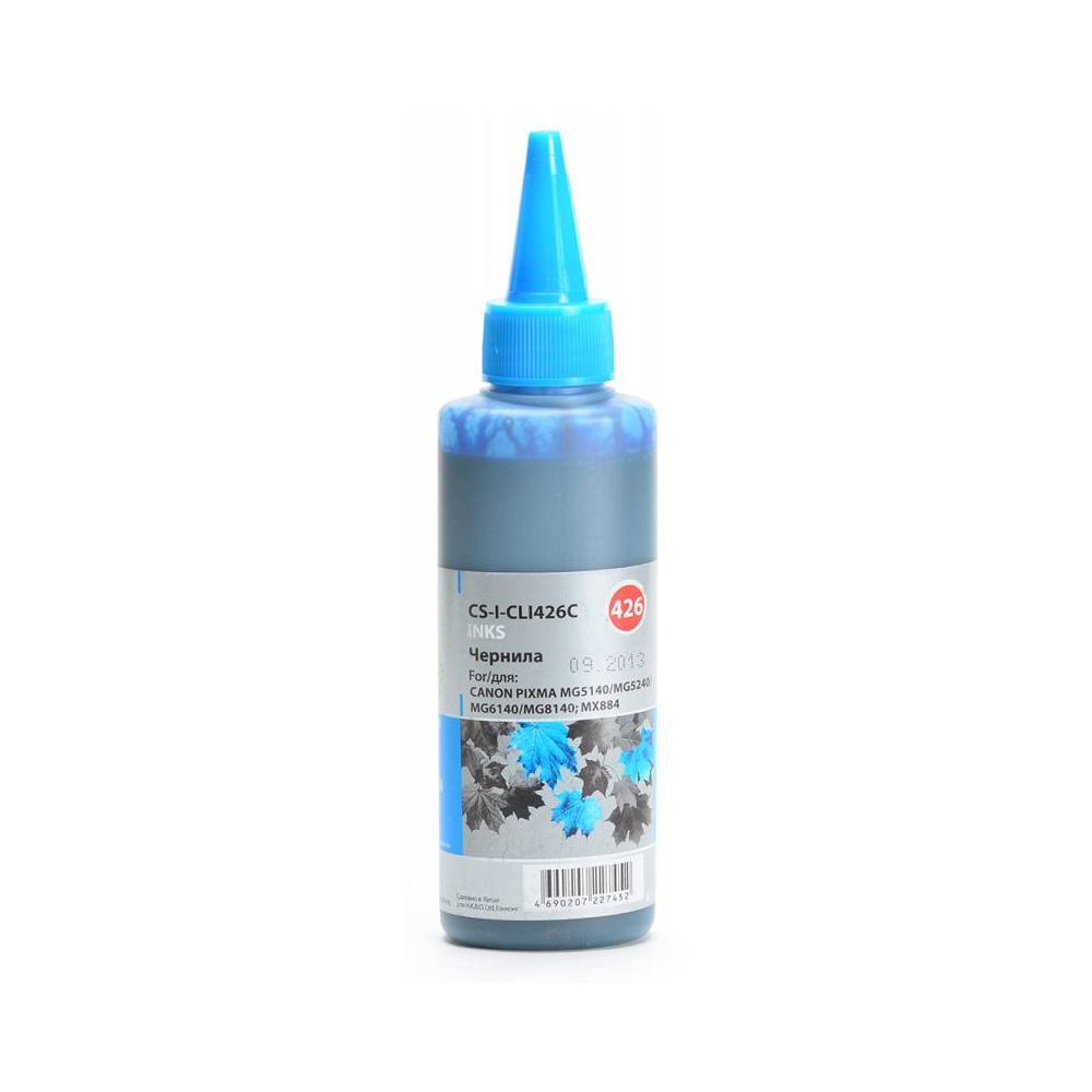 Чернила Cactus CS-I-CLI426C голубой 100мл для Canon Pixma MG5140/5240/6140/8140/MX884