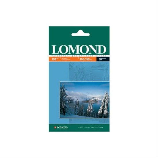 Фотобумага Lomond 0102083 10x15/180г/м2/600л./белый матовое для струйной печати