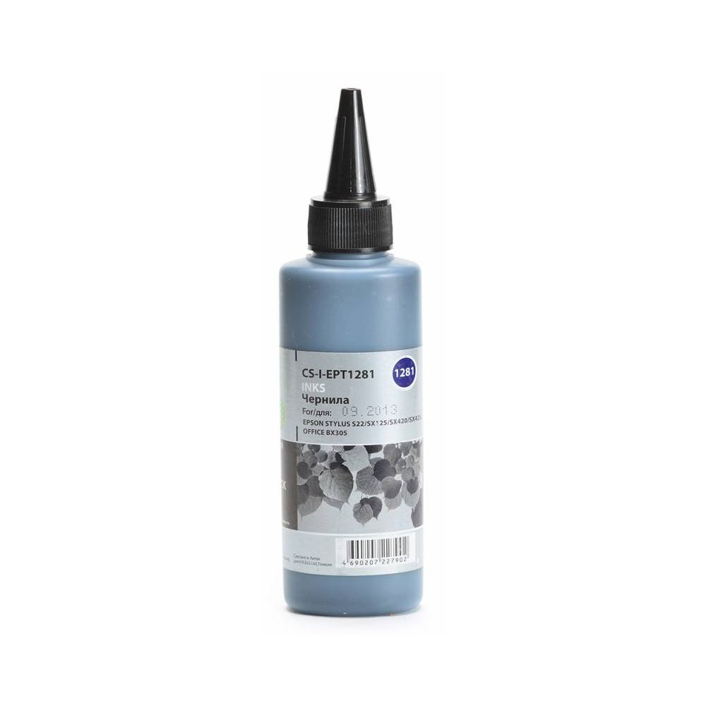 Чернила Cactus CS-I-EPT1281 черный 100мл для Epson St S22/SX125/SX420/SX425/Of BX305