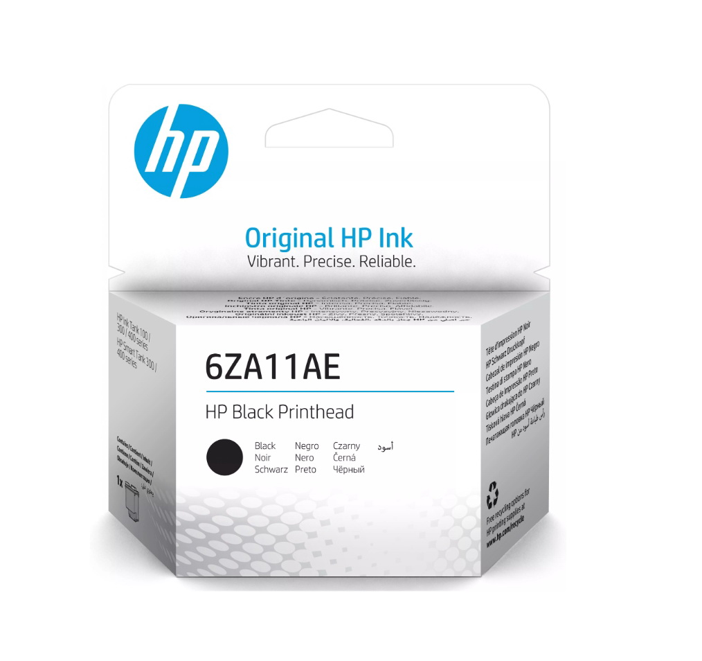Печатающая головка HP 6ZA11AE черный для HP InkTank 100/300/400 SmartTank 300/400