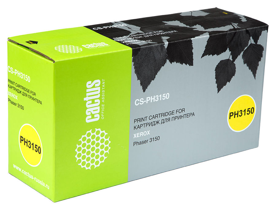 Картридж лазерный Cactus CS-PH3150 109R00747 черный (5000стр.) для Xerox Phaser 3150/3150b/3150n/315
