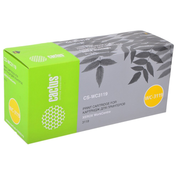 Картридж лазерный Cactus CS-WC3119 013R00625 черный (3000стр.) для Xerox WorkCentre 3119