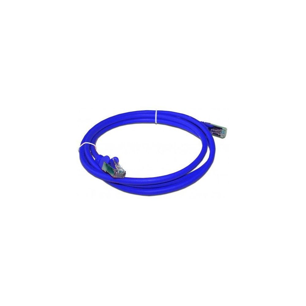 Патч-корд Lanmaster LAN-PC45/S5E-5.0-BL FTP RJ-45 вил.-вилка RJ-45 кат.5E 5м синий LSZH (уп.:1шт)