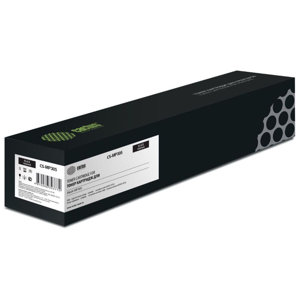 Картридж лазерный Cactus CS-MP305 842142/842347 черный (9000стр.) для Ricoh MP305