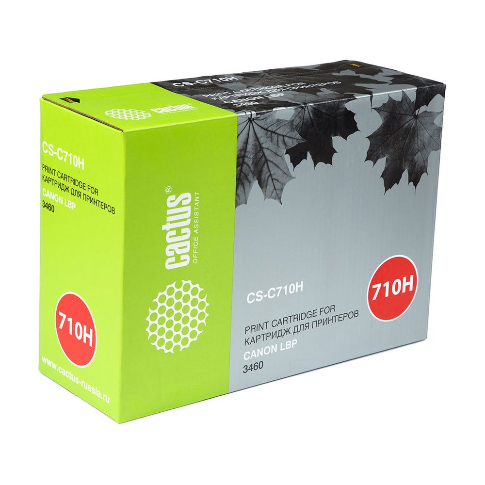 Картридж лазерный Cactus CS-C710H 710H черный (12000стр.) для Canon LBP 3460