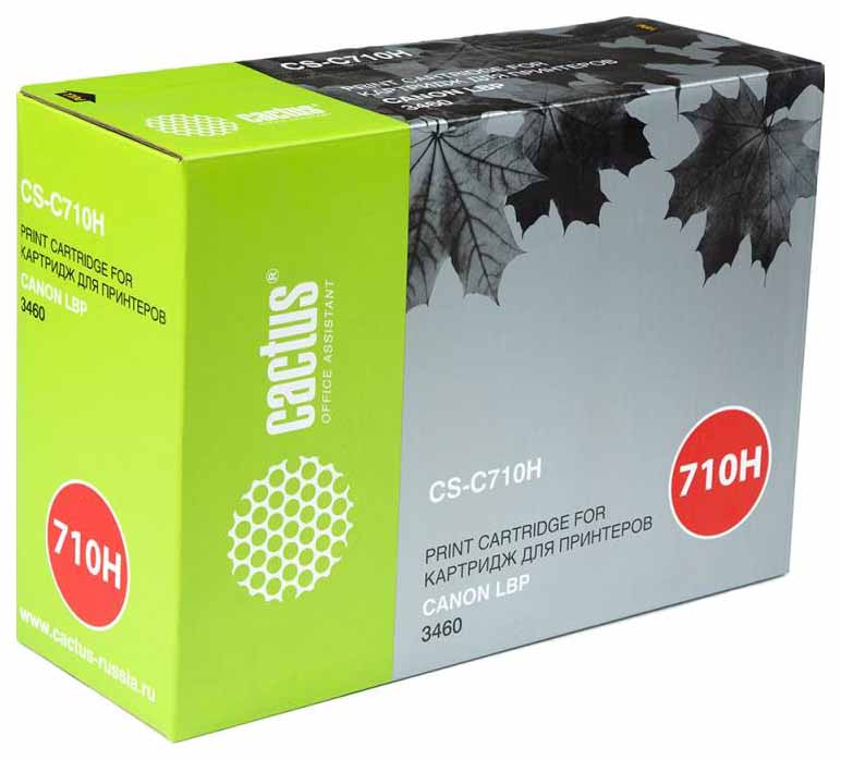 Картридж лазерный Cactus CS-C710H 710H черный (12000стр.) для Canon LBP 3460