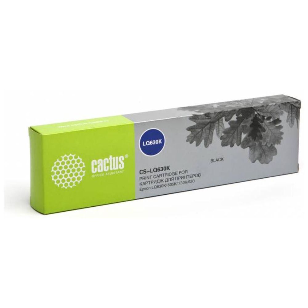 Картридж матричный Cactus CS-LQ630K S015307 черный для Epson LQ-630K/635K/730K