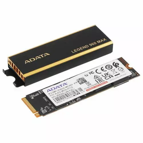 Накопитель SSD A-Data PCIe 4.0 x4 4TB ALEG-960M-4TCS Legend 960 Max M.2 2280