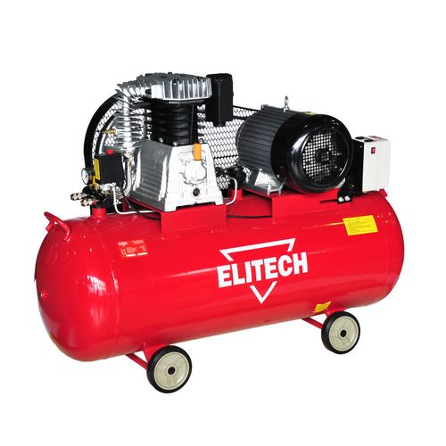 Компрессор поршневой Elitech КПР 200/900/5.5 масляный 900л/мин 200л 5500Вт красный/черный