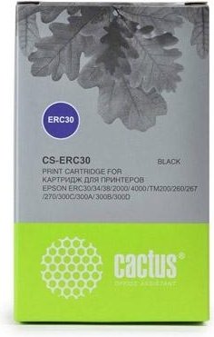 Картридж матричный Cactus CS-ERC30 черный для Epson ERC 30/34/38/TM-U220