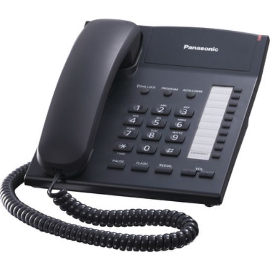 Телефон проводной Panasonic KX-TS2382RUB черный
