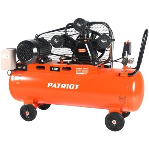 Компрессор поршневой Patriot PTR 100-670 масляный 670л/мин 100л 3000Вт оранжевый
