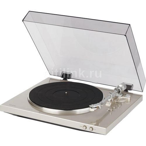 Проигрыватель винила Denon DP-300F полностью автоматический серебристый