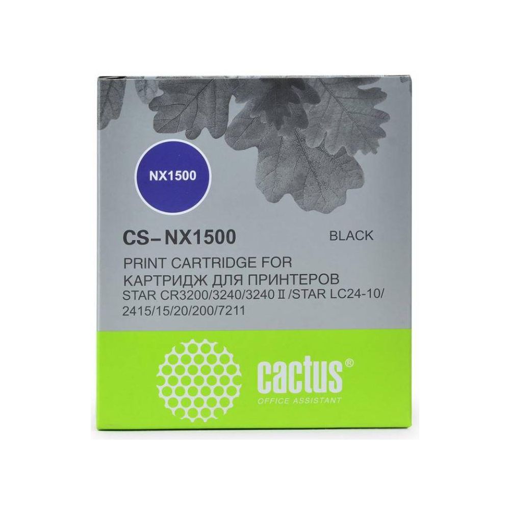 Картридж матричный Cactus CS-NX1500 черный для Star NX-1500/24xx/LC-8211