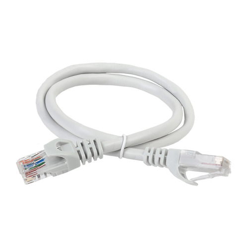 Патч-корд ITK PC01-C5EU-05M UTP RJ-45 вил.-вилка RJ-45 кат.5E 0.5м серый ПВХ