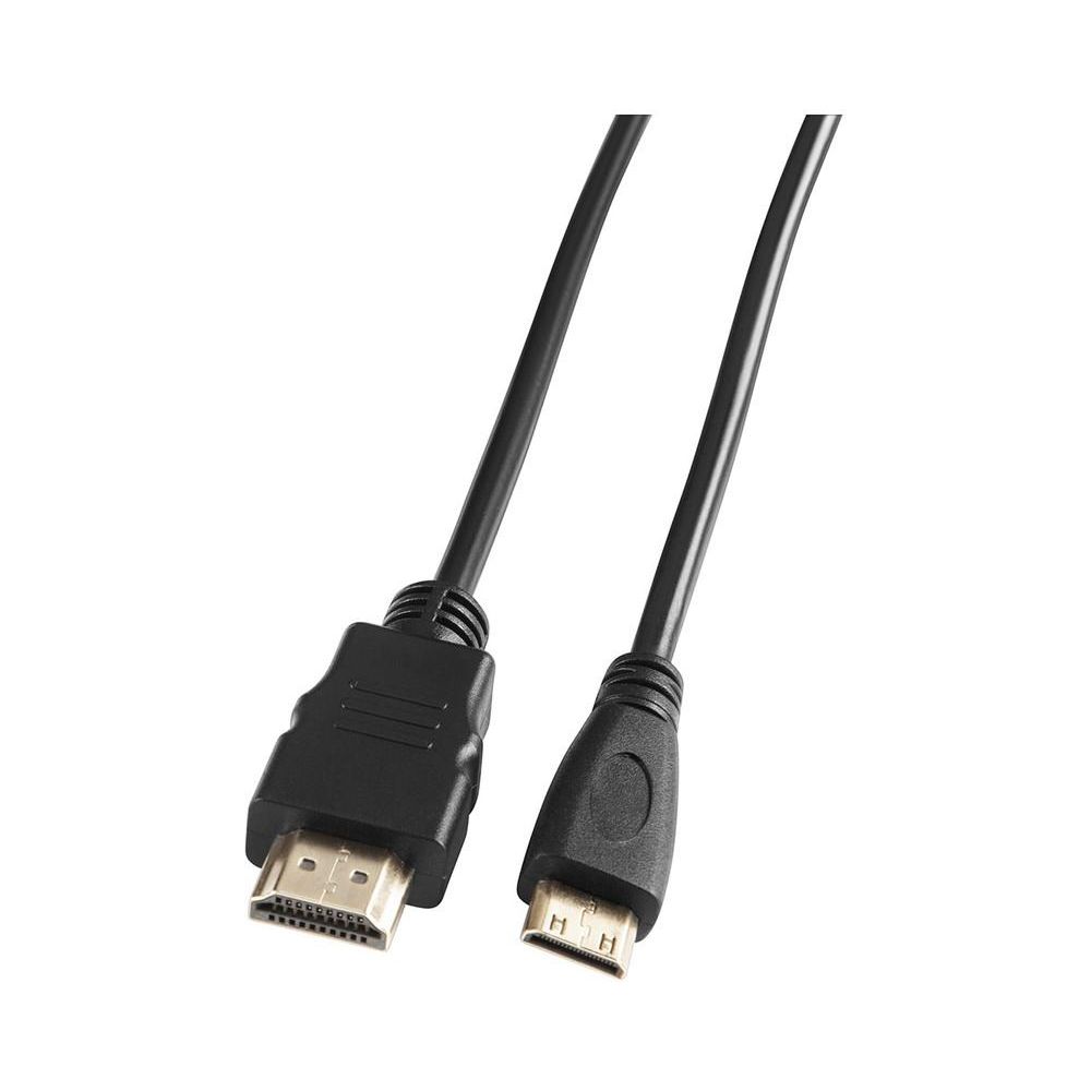 Кабель аудио-видео Buro mini-HDMI (m)/HDMI (m) 1.5м. черный (BHP-MINHDMI-1.5)