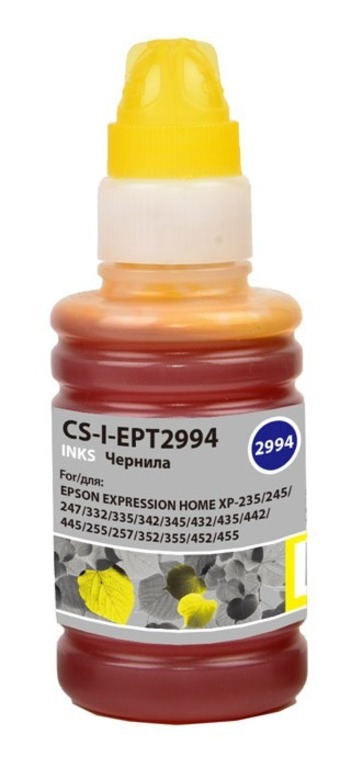 Чернила Cactus CS-I-EPT2994 желтый 100мл для Epson Expresion Home XP-235/332/335/432/435