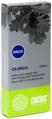 Картридж матричный Cactus CS-ERC31 фиолетовый для Epson ERC 31/TM-930/950