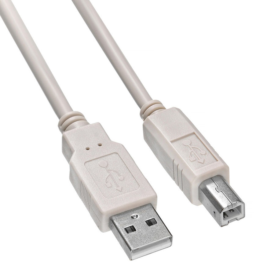 Кабель Buro USB A(m) USB B(m) 3м (USB-A-B-3C)