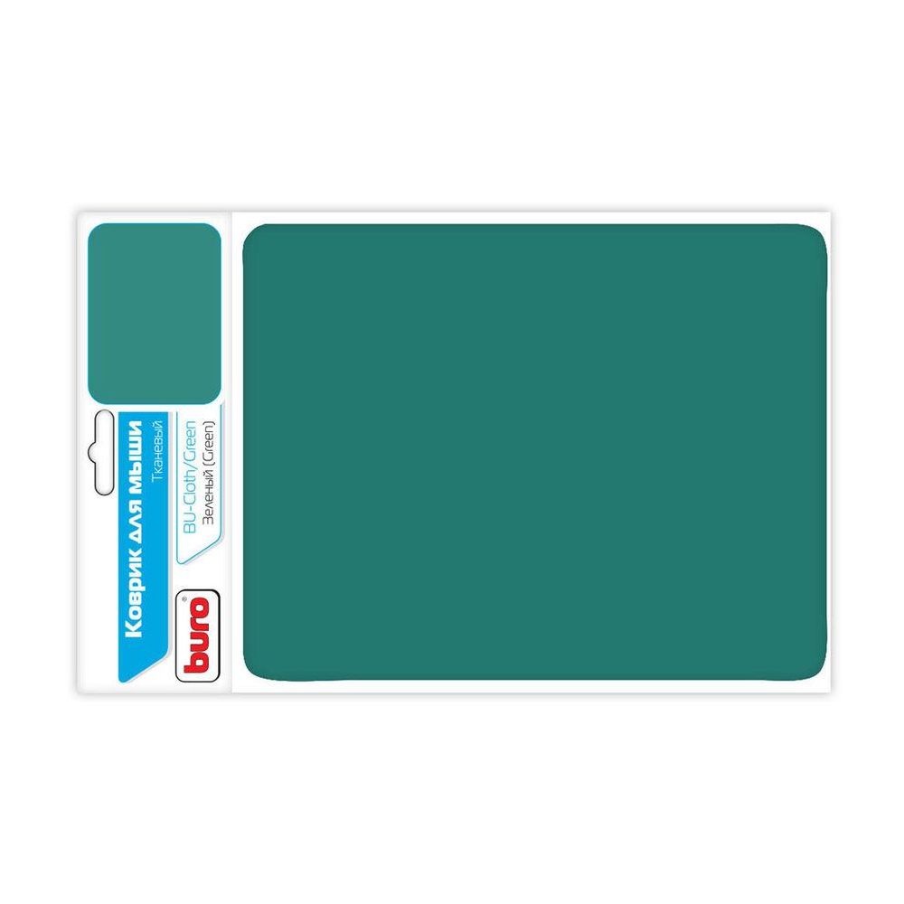Коврик для мыши Buro BU-CLOTH Мини зеленый 230x180x3мм (BU-CLOTH/GREEN)