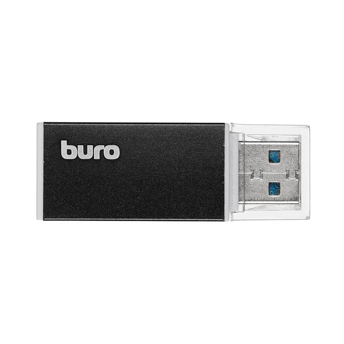 Устройство чтения карт памяти USB2.0 Buro BU-CR-3104 черный