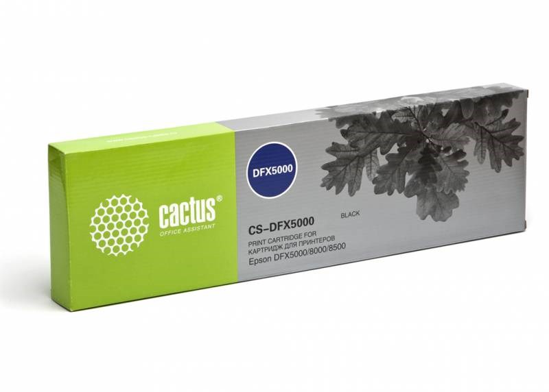 Картридж матричный Cactus CS-DFX5000 черный для Epson DFX5000/8000/8500