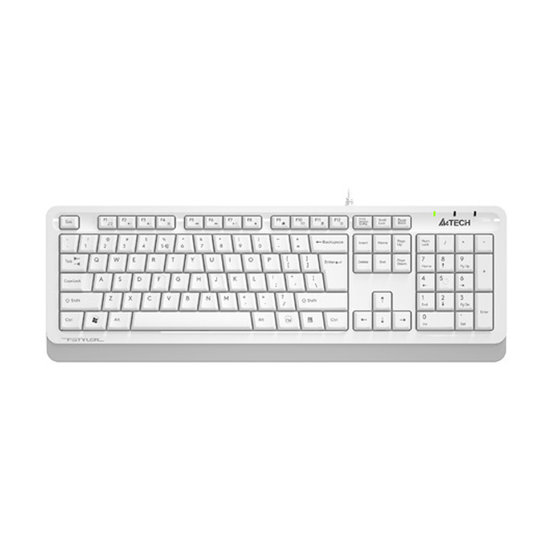 Клавиатура A4Tech Fstyler FKS10 белый/серый USB (FKS10 WHITE)