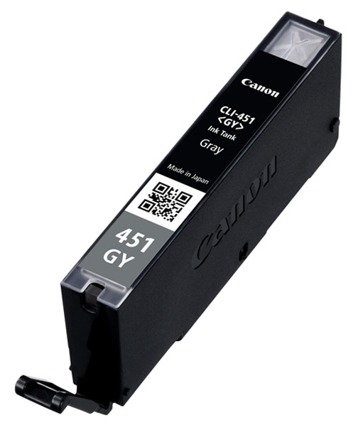 Картридж струйный Canon CLI-451GY 6527B001 серый для Canon Pixma MG6340