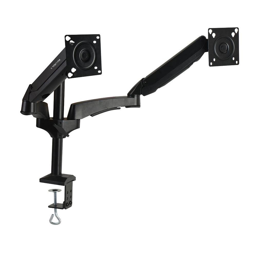 Кронштейн для мониторов ЖК Kromax OFFICE-12 черный 15"-32" макс.12кг настольный поворот и наклон