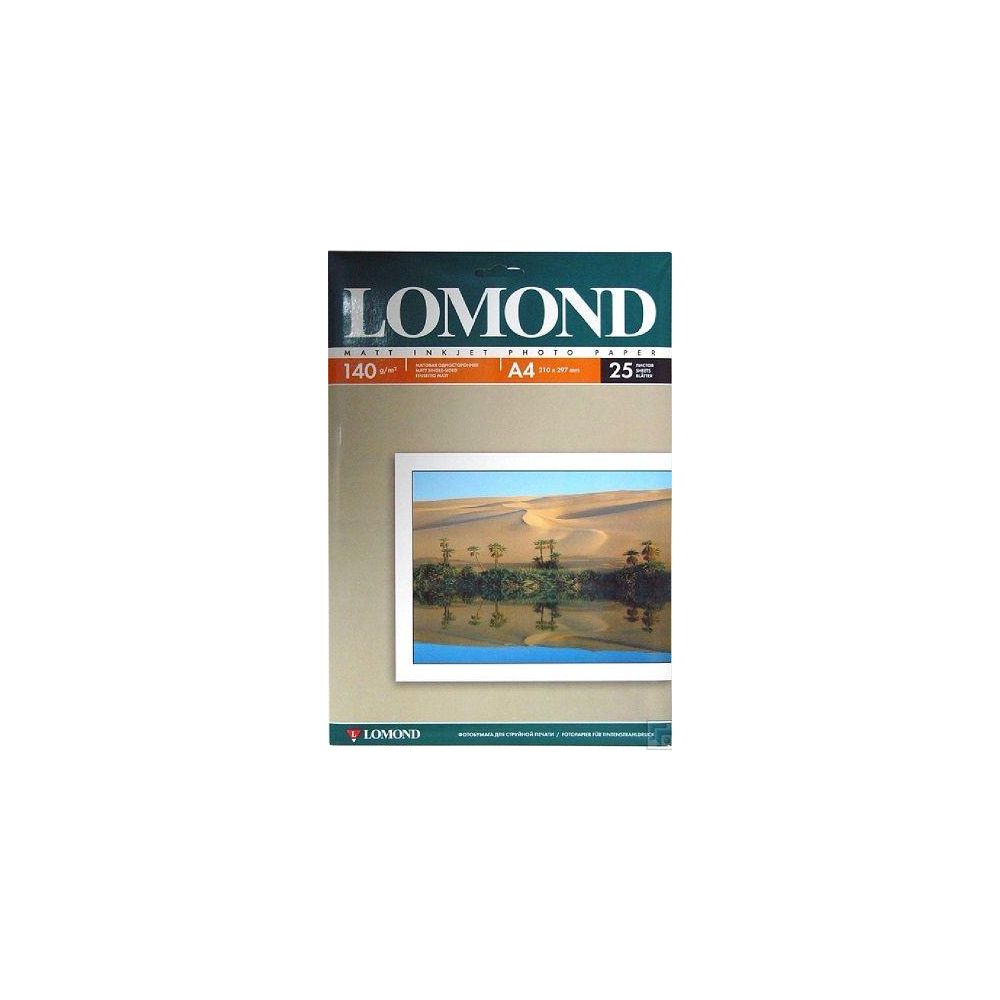 Фотобумага Lomond 0102073 A4/140г/м2/25л./белый матовое для струйной печати
