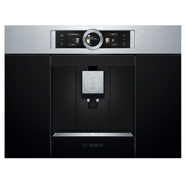 Кофемашина Bosch Serie 8 CTL636ES1 черный/серебристый