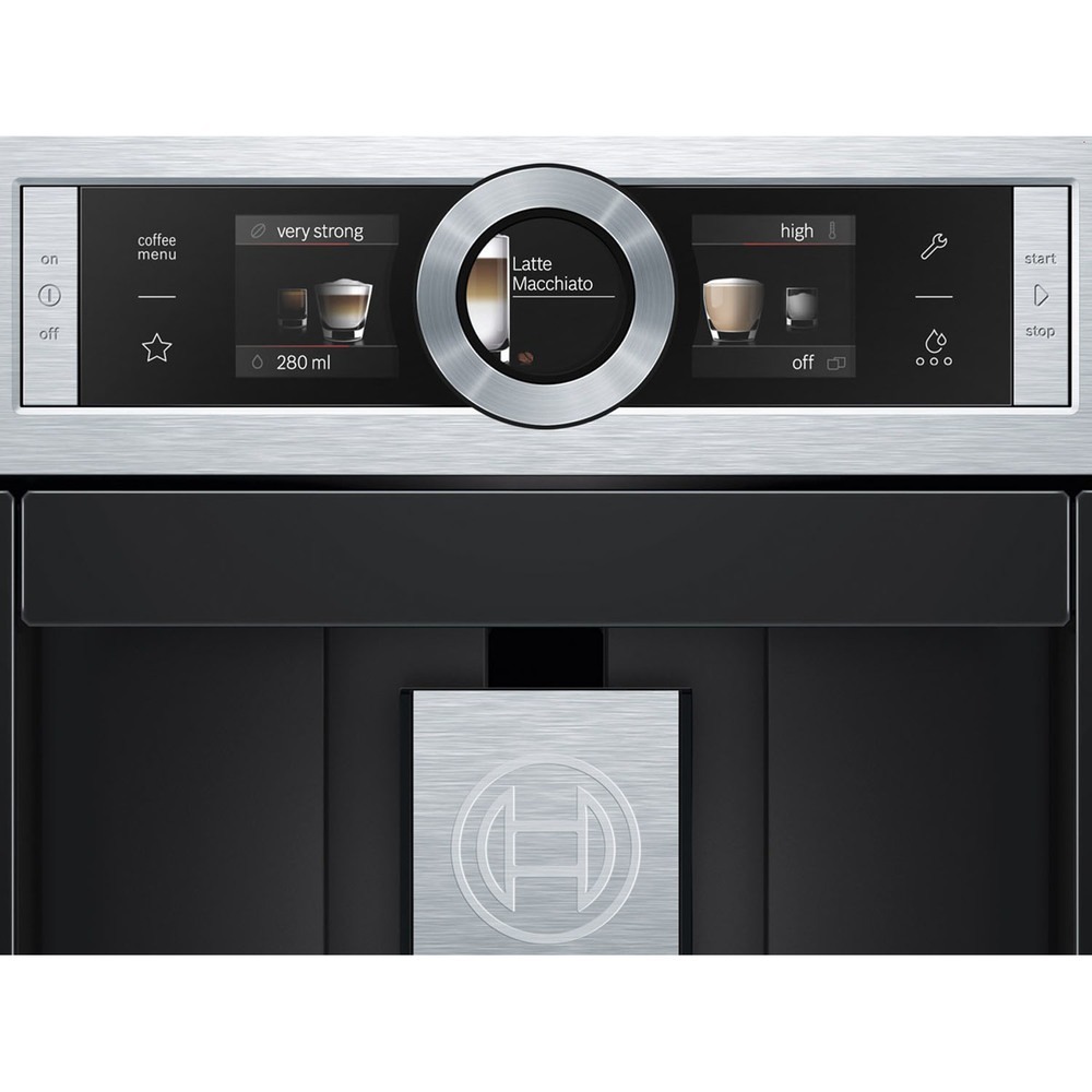 Кофемашина Bosch Serie 8 CTL636ES1 черный/серебристый