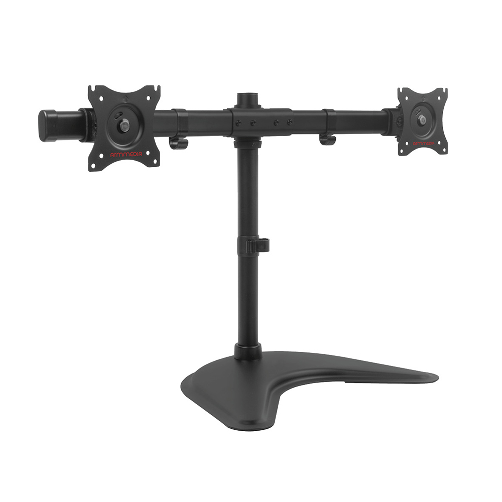 Кронштейн для мониторов Arm Media LCD-T52 черный 15"-32" макс.20кг настольный поворот и наклон верт.