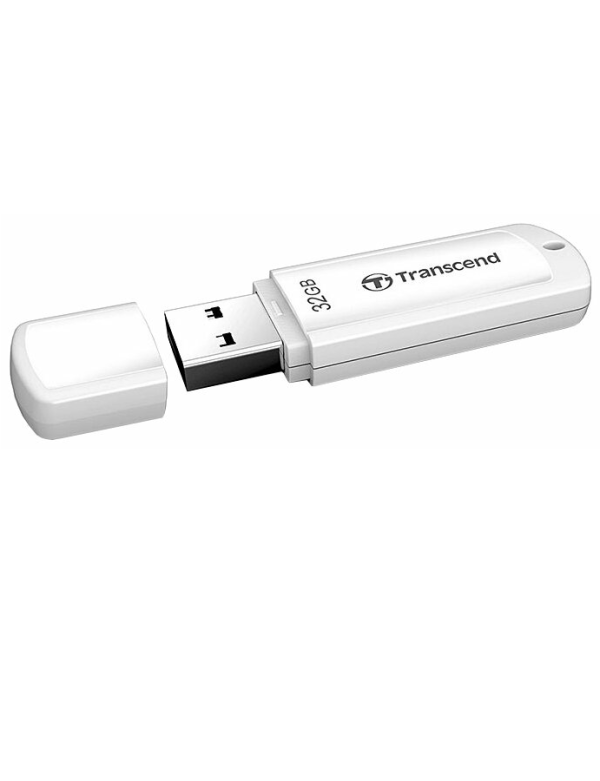 Флеш Диск Transcend 32GB Jetflash 370 TS32GJF370 USB2.0 белый