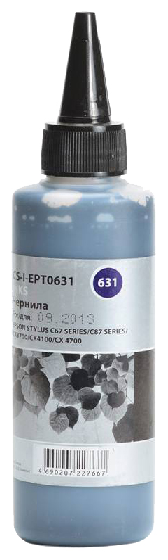 Чернила Cactus CS-I-EPT0631 черный 100мл для Epson St C67series/C87series/CX3700/CX4100
