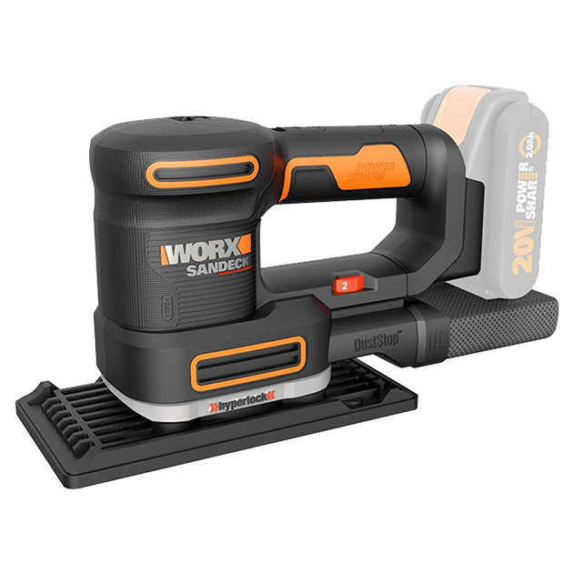 Аккумуляторная вибрационная шлифмашина WORX WX820.9