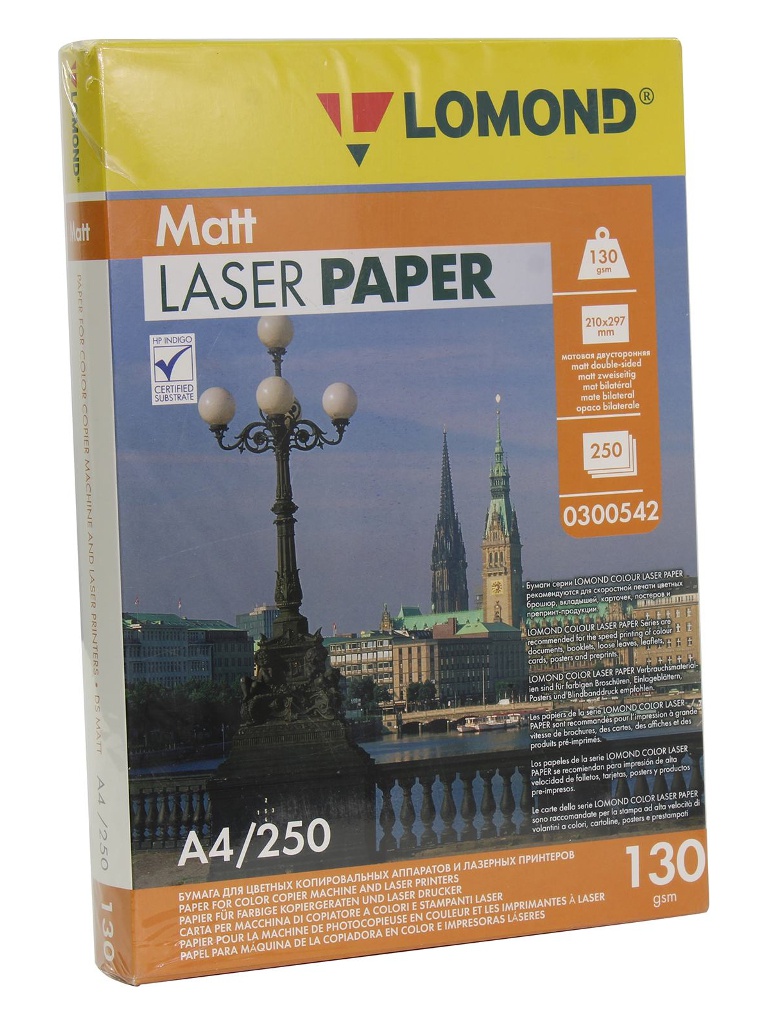 Бумага Lomond Ultra DS Matt CLC 0300542 A4/130г/м2/250л./белый матовое/матовое для лазерной печати
