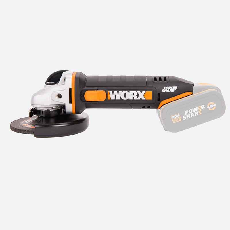 Аккумуляторная угловая шлифмашина WORX WX803.9