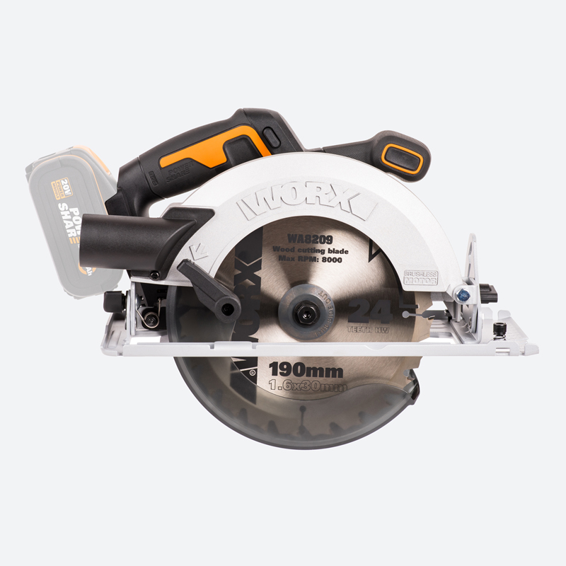 Аккумуляторная бесщёточная дисковая пила WORX WX520.9