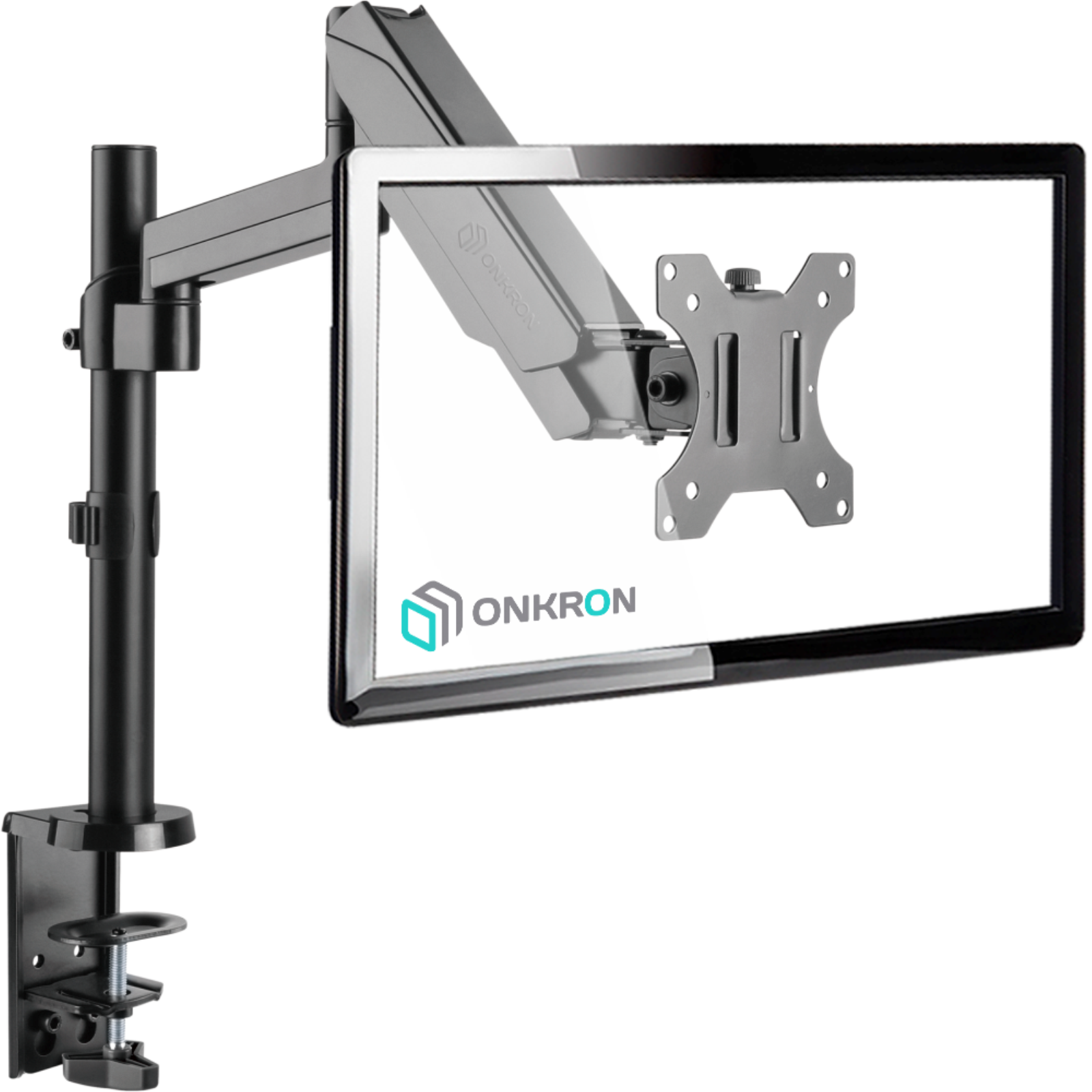 Кронштейн для мониторов Onkron G70 черный 13"-34" макс.8кг настольный поворот и наклон верт.перемещ.