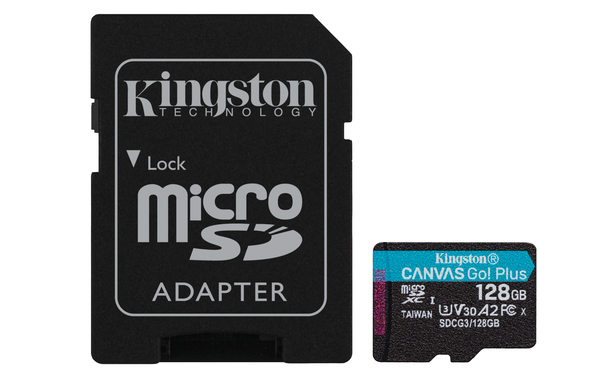 Флеш карта microSDXC 128GB Kingston SDCG3/128GB Canvas Go! Plus + adapter