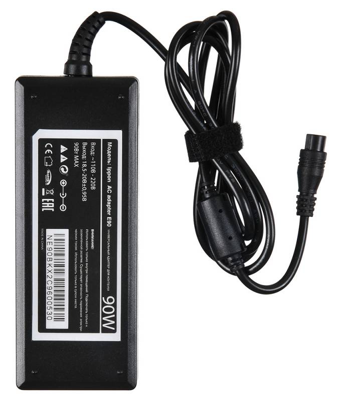 Блок питания Ippon E90 автоматический 90W 18.5V-20V 11-connectors 4.5A от бытовой электросети LED ин