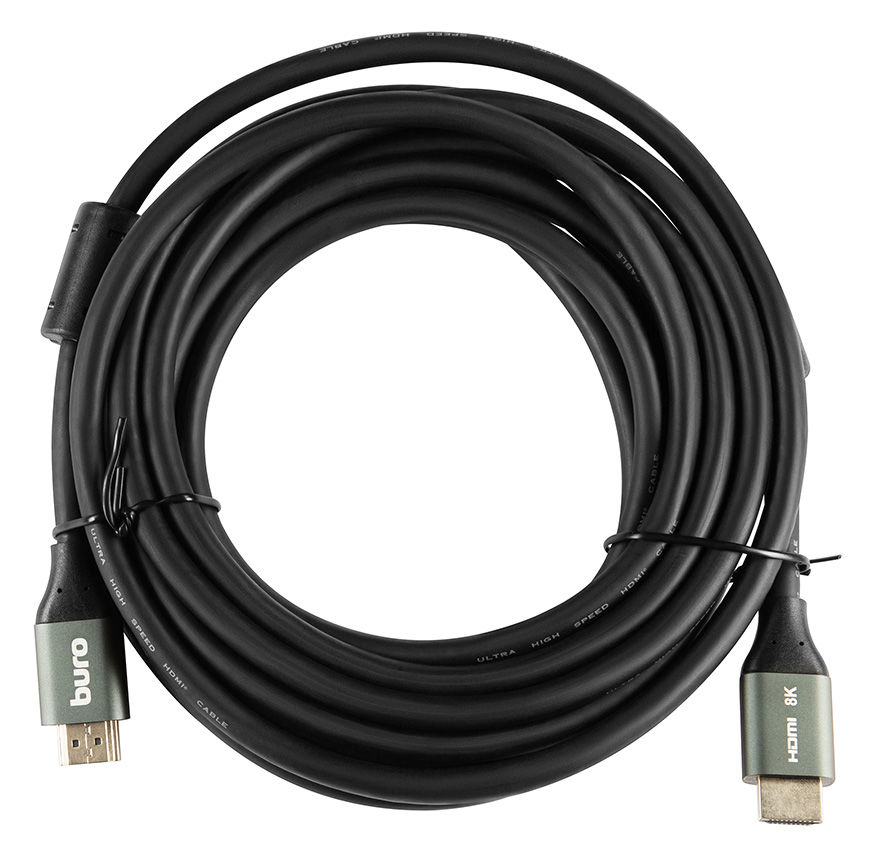 Кабель аудио-видео Buro HDMI (m)/HDMI (m) 5м. черный (BHP-HDMI-2.1-5)