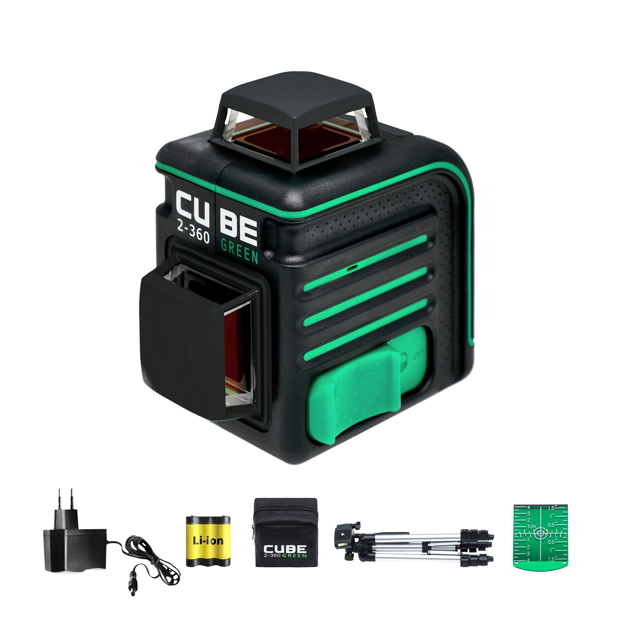 Уровень лазер. Ada Cube 2-360 Professional Edition 2кл.лаз. 532нм цв.луч. зеленый 2луч. (А00534)