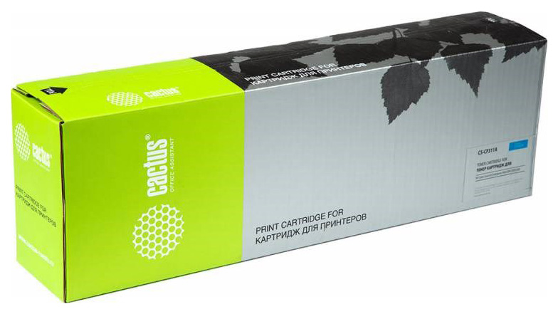 Картридж лазерный Cactus CS-CF311A CF311A голубой (31500стр.) для HP CLJ Ent M855