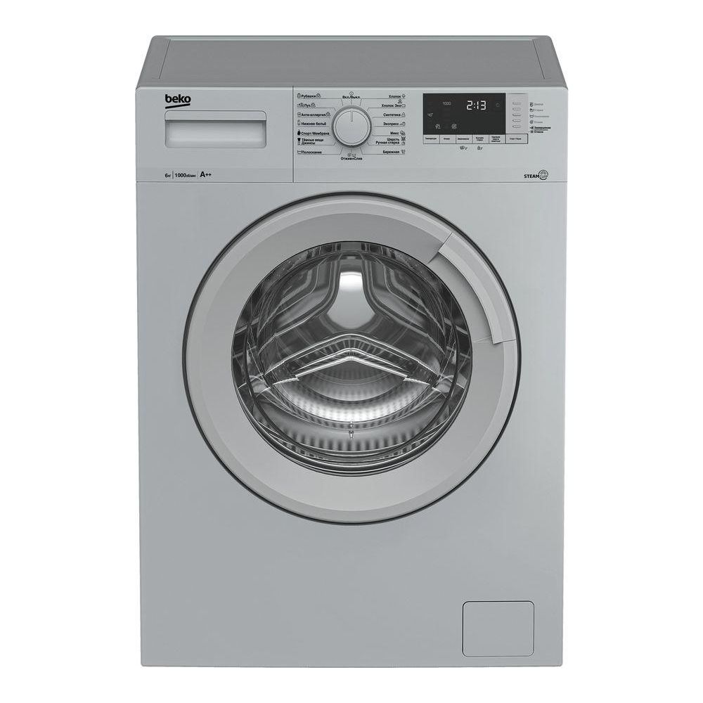 Стиральная машина Beko WSRE6512ZSS класс: A загр.фронтальная макс.:6кг серебристый