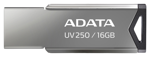 Флеш Диск A-Data 16GB UV250 AUV250-16G-RBK USB2.0 серебристый